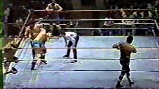 Rougeau Brothers vs Barry Horowitz and Steve Lombardi [upl. by Koziara]