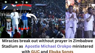 Miracle outbreak in Zimbabwe stadium crusade  Apostle Michael Orokpo  GUC  Ebuka Songs [upl. by Eleik222]