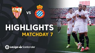 Resumen de Sevilla FC vs RCD Espanyol 20 [upl. by Haida]