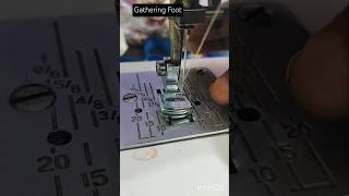 How to make Gathering Presser Foot the gather presser sewing short [upl. by Risa]