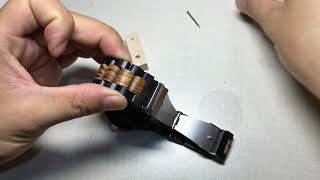 How To Adjust  Remove Links From a Wooden Watch Strap [upl. by Erdah]