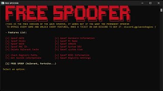 HWID SPOOFERS is not just for CHEATERS hwidspoofer freespoofer hwidspoofercrack permanent vpn [upl. by Nelyaw]