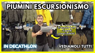 Piumini trekking in Decathlon vediamoli tutti [upl. by Christianna]