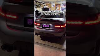 bmw m340i m340 b58 exhaust install 1of1 1of1autoworks valves [upl. by Willie]