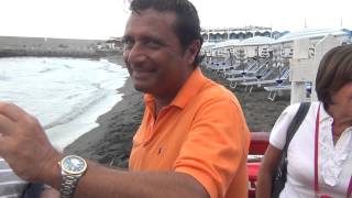 Schettino comandante del Costa Concordia a Meta Sorrento per sostenere Lorenzano [upl. by Sualk]