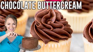 How to Make Chocolate Buttercream [upl. by Ailedo522]