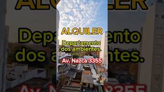 Av Nazca 3355Departamento dos ambientesalquiler tasaciones departamentos [upl. by Etnauj]