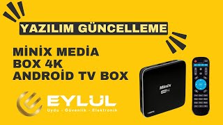 Yazılım Güncelleme  Minix Media Box 4K Android Tv Box [upl. by Anirehs]