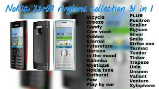 Nokia X2 X200 ringtones all 31 in 1 [upl. by Niwrad]