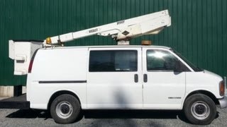 2002 GMC Savana 3500 Bucket Van For Sale Versalift Boom  SOLD [upl. by Piane]