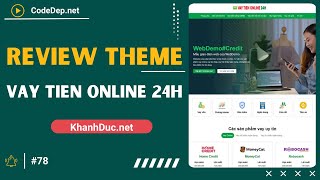 Review theme vay tiền online 24h Theme flatsome rẻ đẹp khanhduc net [upl. by Even]