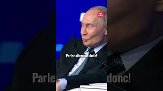 Poutine fait la leçon à un journaliste allemand qui lui avait posé sa question en anglais [upl. by Ott400]