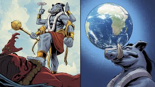 Varaha – The Boar God who Saved the Earth – Hindu Mythology – The Avatars of Vishnu [upl. by Teraj]