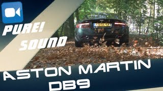 Aston Martin DB9 60 V12 PURE Acceleration Sound [upl. by Tegan]