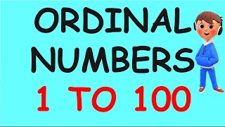 1 to 100 Ordinal Numbers  Ordinal Numbers 1 to 100 in words  ordinal numbers 1100 in english [upl. by Apoor800]