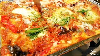 Thats AMORE Eggplant LASAGNA tastier than Meat [upl. by Yartnoed]