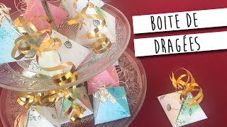 DIY  9   Boite à dragées facile  ♡ [upl. by Mellette190]