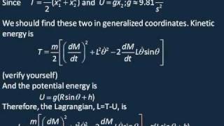 Analytical Mechanics Lesson 3 A Few Examples [upl. by Nais957]