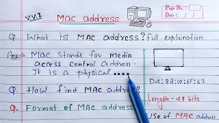 What is MAC Address full Explanation  Learn Coding [upl. by Tabber]