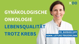 Gynäkologische Onkologie und Lebensqualität – ein Widerspruch mit Dr Barbara Kipp  mediTALK [upl. by Ramburt]