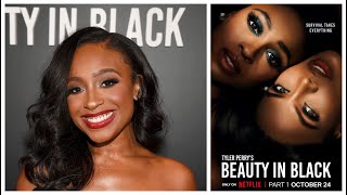 Interview Taylor Polidore Williams talks Tyler Perrys Beauty In Black [upl. by Nonnac720]