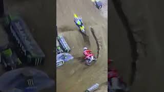 Chase Sexton Crash Indianapolis 2023 [upl. by Eenot]