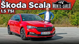 Skoda Scala 15 TSI 2020 Monte Carlo Edition  Test  Review  Fahrbericht  Deutsch [upl. by Ahcmis272]