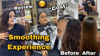 Hair Smoothing Treatment  My Experience  Cost amp Procedure  Akankshaswami [upl. by Imoen]