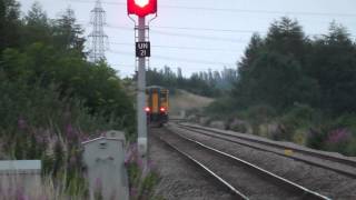 Trains at Urlay nook and Teesside Airport [upl. by Sllew31]