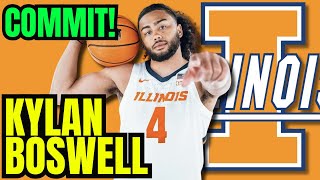 COMMIT Kylan Boswell transfers to Illinois [upl. by Etnaed]