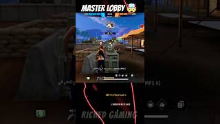 Master Lobby 🤯 RichedGamingAso shortsfeed freefiremaxrankedgame battleroyalegame funny [upl. by Ingraham]