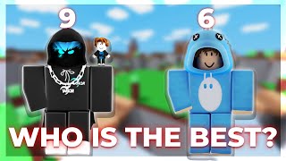 Who Is The BEST Roblox Bedwars Player TANQR MINIBLOXIA SPEK [upl. by Scarlett623]