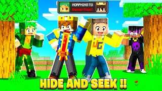 BECOMING TECHNO GAMERZ TO CHEAT IN MINECRAFT HIDE AND SEEK😱 [upl. by Anilatac]