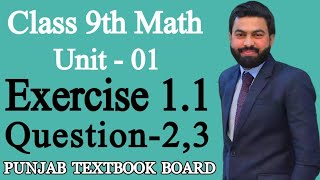 Class 9th Math Unit 1 Exercise 11 Question 23 9th Class Mathematics Unit 1 EX 11 Q2Q3PTBB [upl. by Brittne]