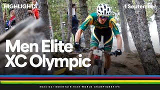 Men Elite Crosscountry Olympic Highlights  2024 UCI Mountain Bike World Championships [upl. by Guimond]