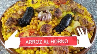 ARROZ AL HORNO receta fácil del arroz al horno valenciano [upl. by Tiffany]