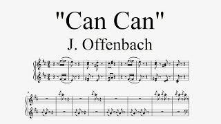 quotCan Canquot  J Offenbach piano sheet music by Tatiana Hyusein [upl. by Elden]