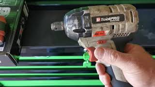 Tool Pro 18v impact wrench Brutal review [upl. by Ogaitnas]