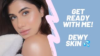 Wearable Dewy GLOWY Makeup look  Tati Beauty Palette  Malvika Sitlani [upl. by Ailis]