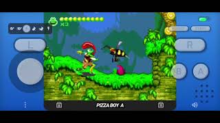 juego Frogger Advance  The Great Quest emulador Pizza Boy A pro [upl. by Tawney752]