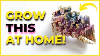 How To Grow Bismuth Crystals At Home  The Easiest Way To Grow Bismuth Crystals [upl. by Thaddaus]