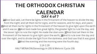 Orthodox Calendar pt 4 [upl. by Sharia]