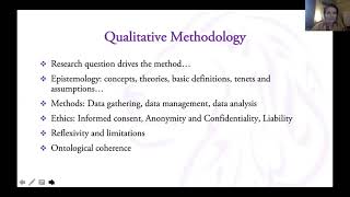 Methodology amp Qualitative Research with Dr Severine Minot [upl. by Lisabeth]