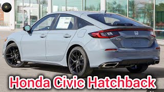 2024 Honda Civic Hatchback Review [upl. by Lahsiv]