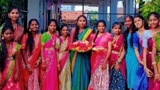 Bathukamma precelebrations Vikashighschool02 watch full video like sharesubscribe comment below [upl. by Lexis330]