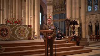 BRITISH ARMY l REMEMBRANCE SUNDAY 2020 l YORK MINSTER [upl. by Trebuh]