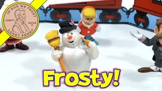 Frosty The Snowman Frosty Winter Ride 5Figure Set Review [upl. by Ellehsat564]