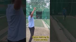 Classic batting by 7 year old boy kapil October 26 2024 [upl. by Yrrap356]