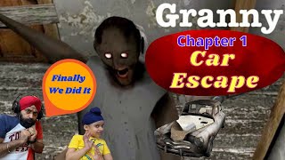 Granny Chapter 1  Car Escape  Part 2  RS 1313 Gamerz  Ramneek Singh 1313 [upl. by Nos]