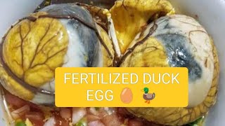 LETS CRACK AND PEEL FERTILIZED DUCK EGG 🥚EXOTIC BALUT CRACKING PEELING ASMR [upl. by Alanah]